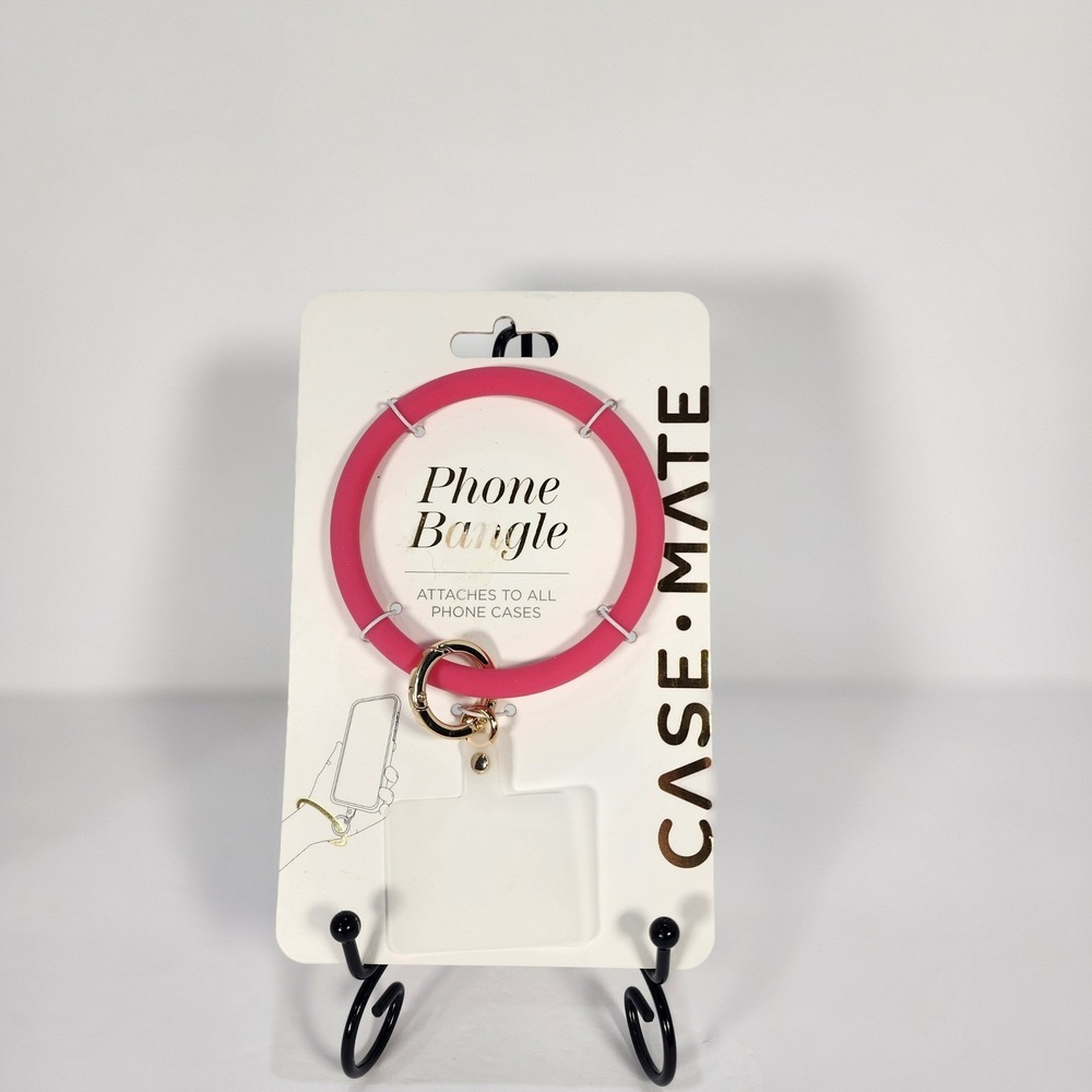 Case-Mate Phone Bangle Pink Silicone Wristlet Strap Universal CM056196-05 NIP
